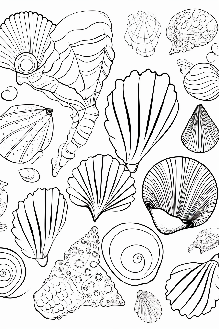 Coloring Page for Beginners with Basic Shapes