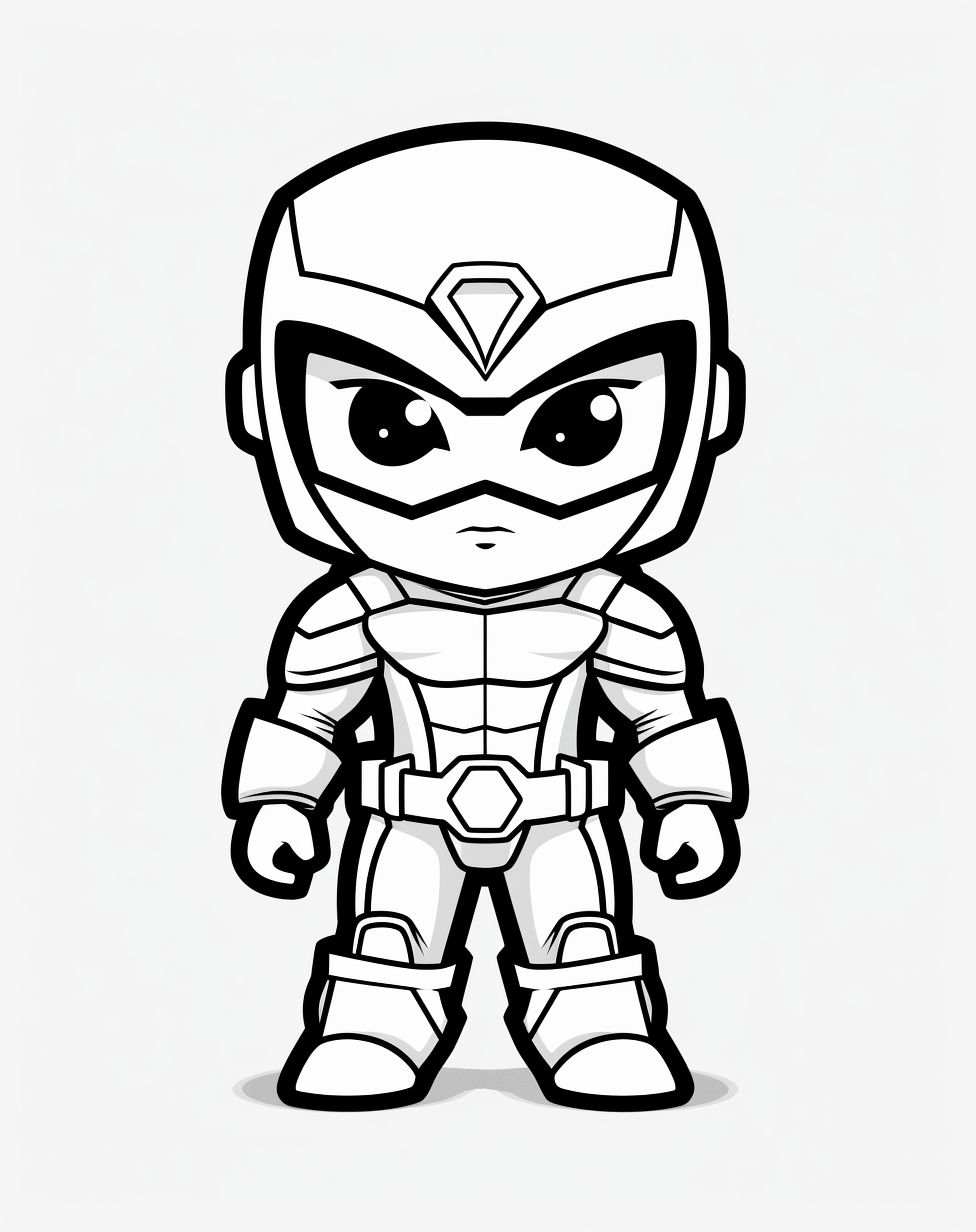 Power Rangers Coloring Page for Kids