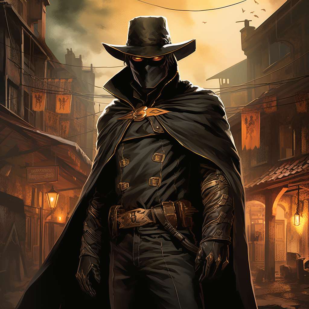 Cool Comic Book Character Zorro