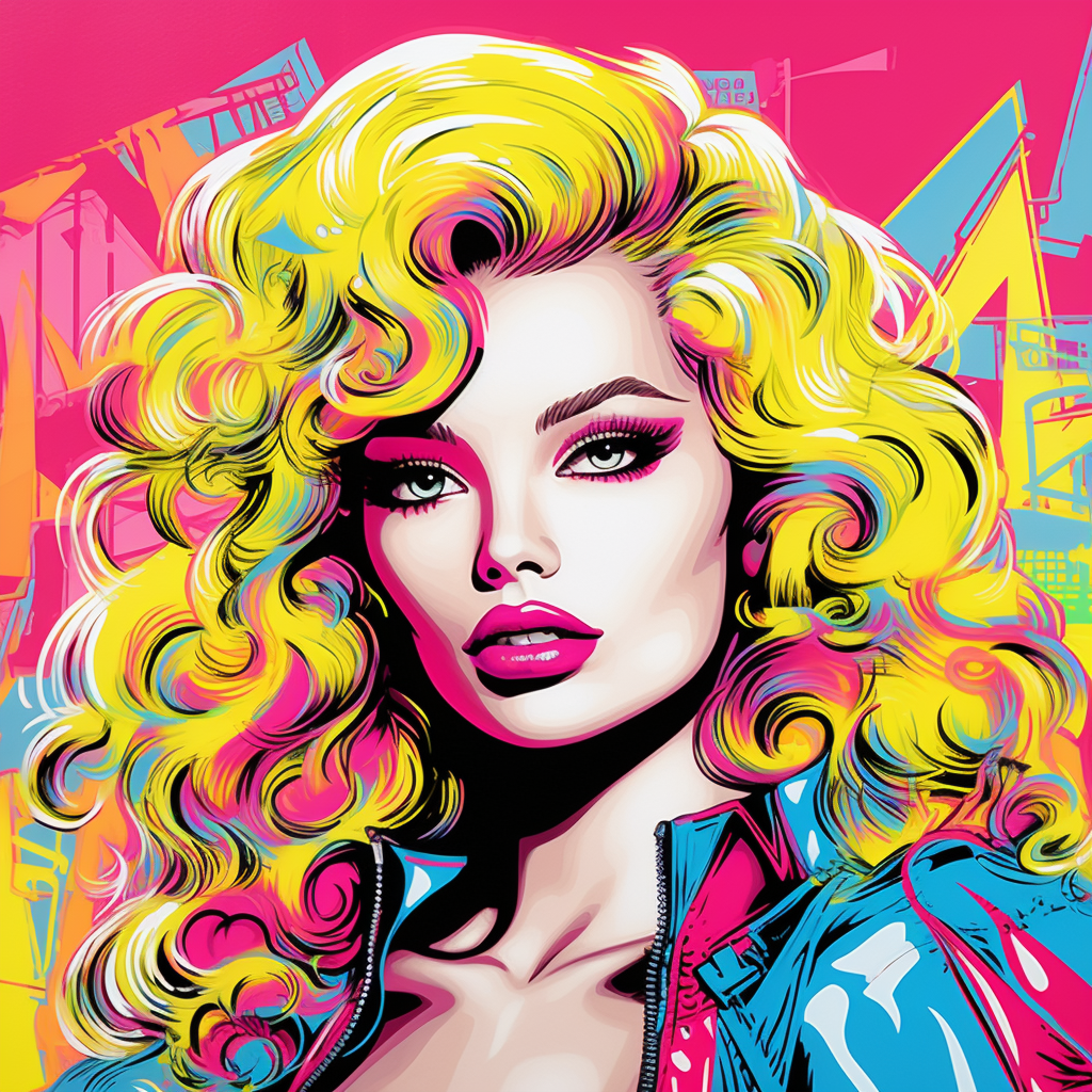 Fashion Barbie Comix Style Colors