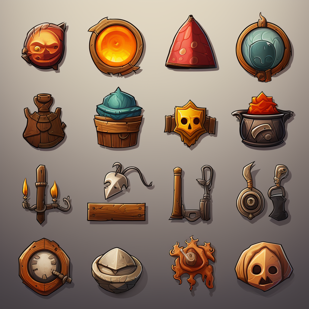 Game Icon Set for Video Games