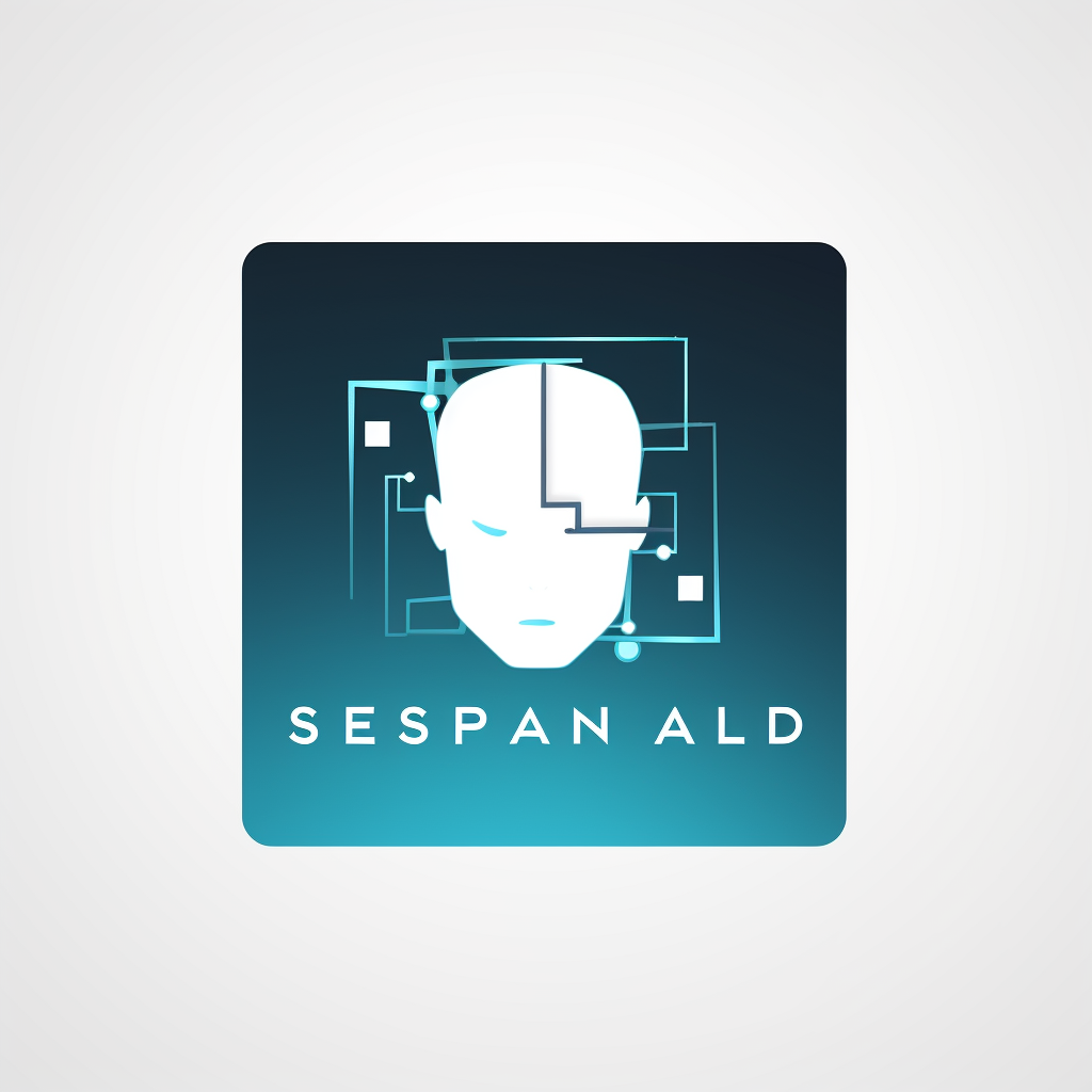 Futuristic web3 mental health logo