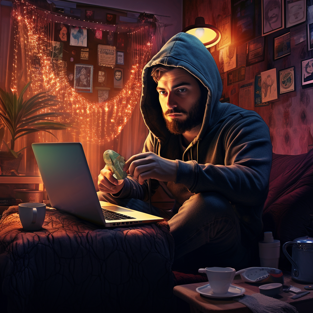 30-year-old man working from home unaware of company hack