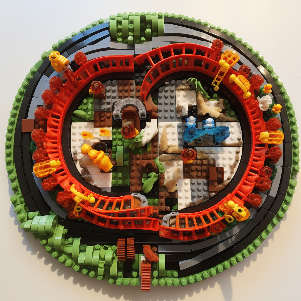 Complex mitochondria made with Lego