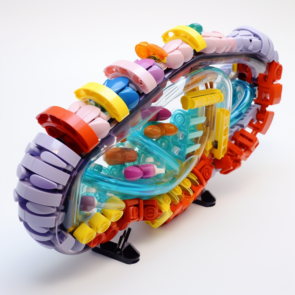 Lego-style complex mitochondria energy creation