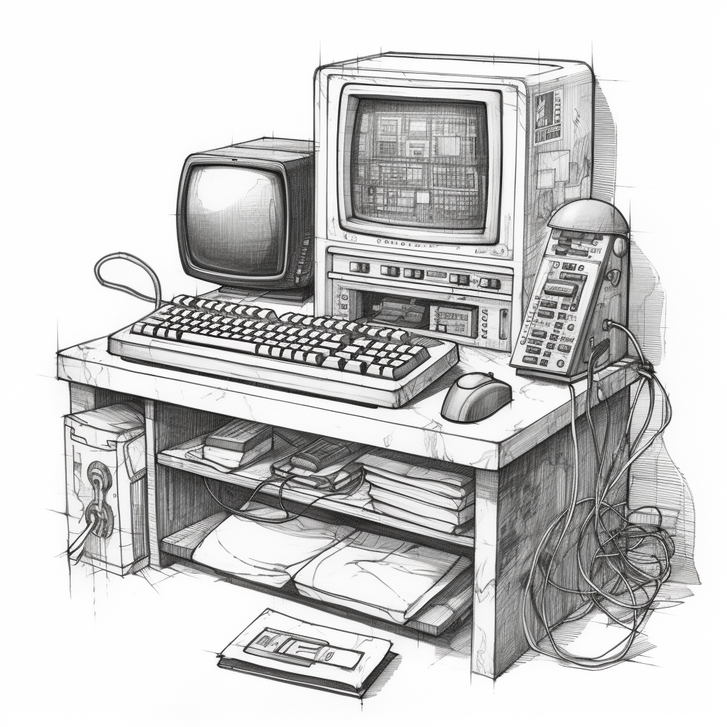 Sketch of a computer