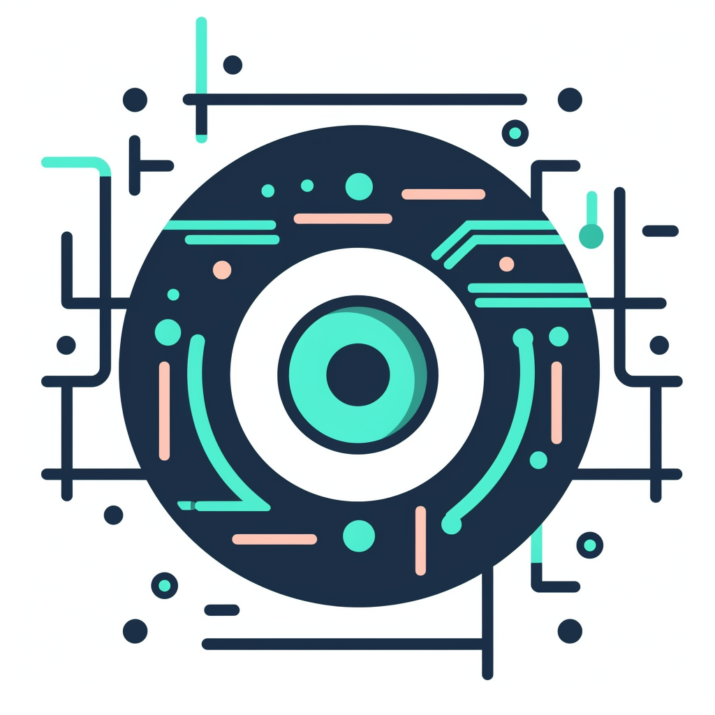 Computer Vision AI Icon for Websites