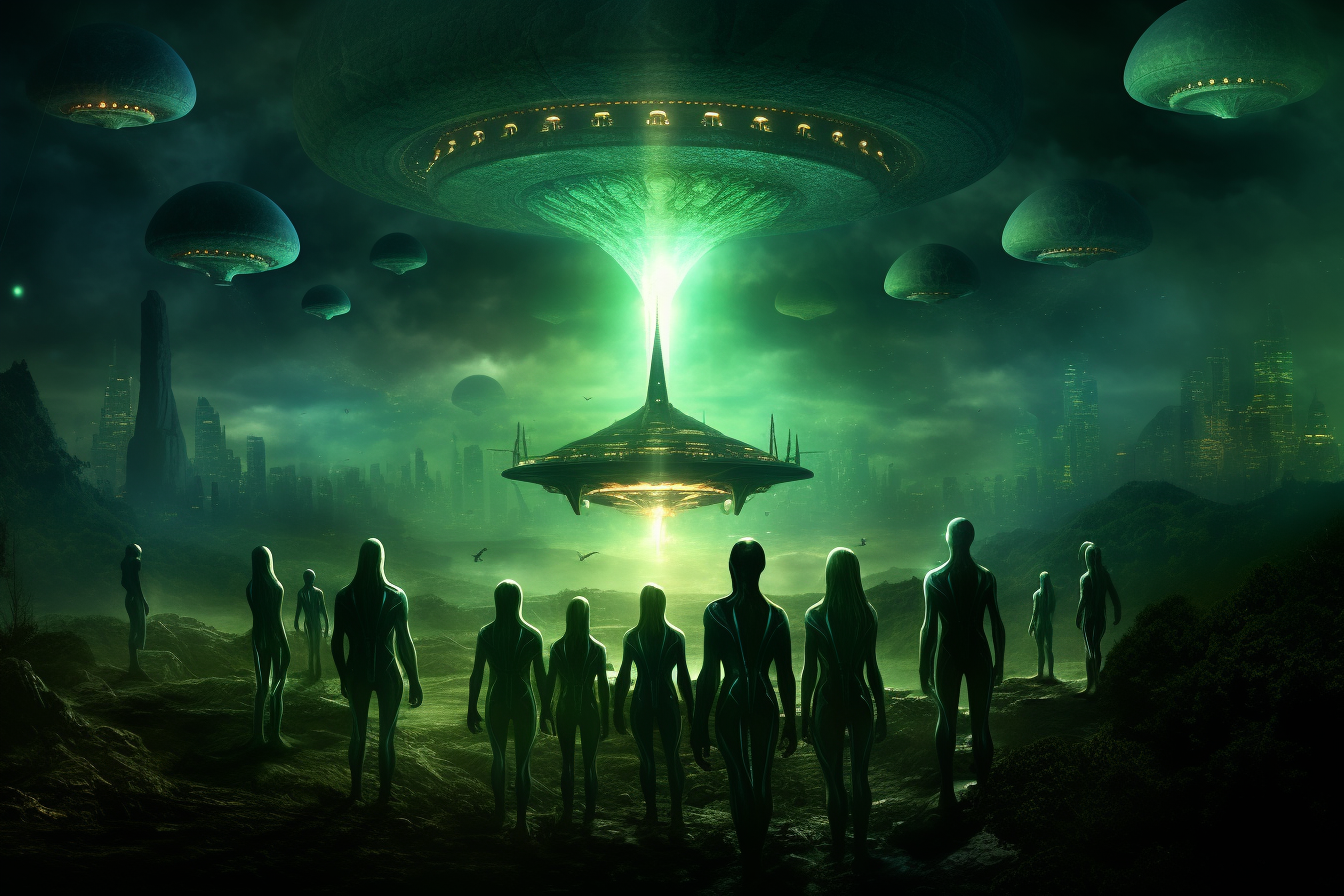 Aliens and humans at federation conference