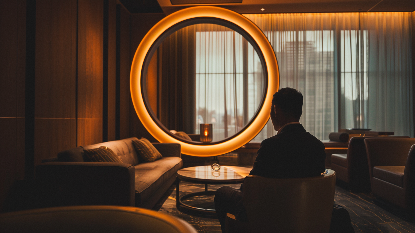 man confused missing ring hotel