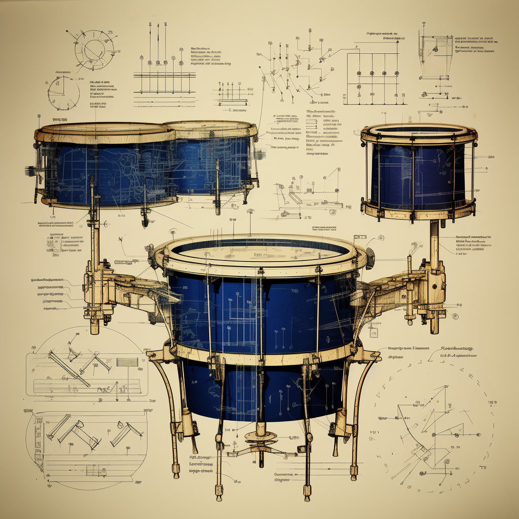 Conga drum technical diagram