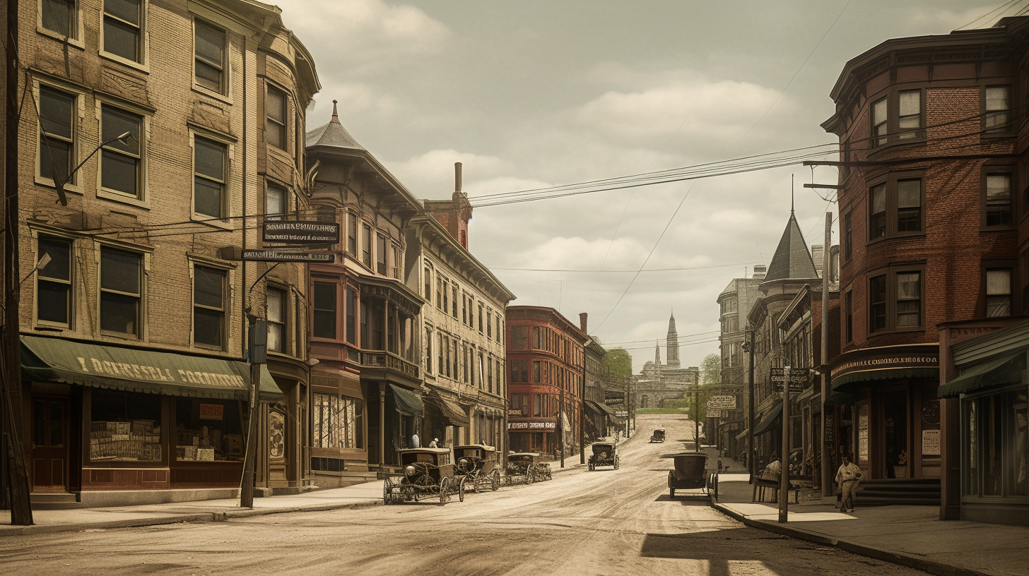 Future view of Congress Street in Portland Maine