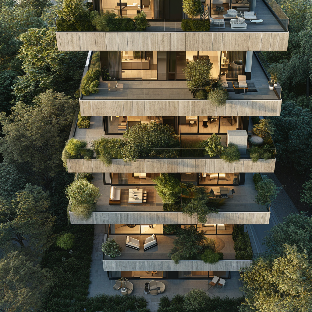 Residential Tower in Switzerland City