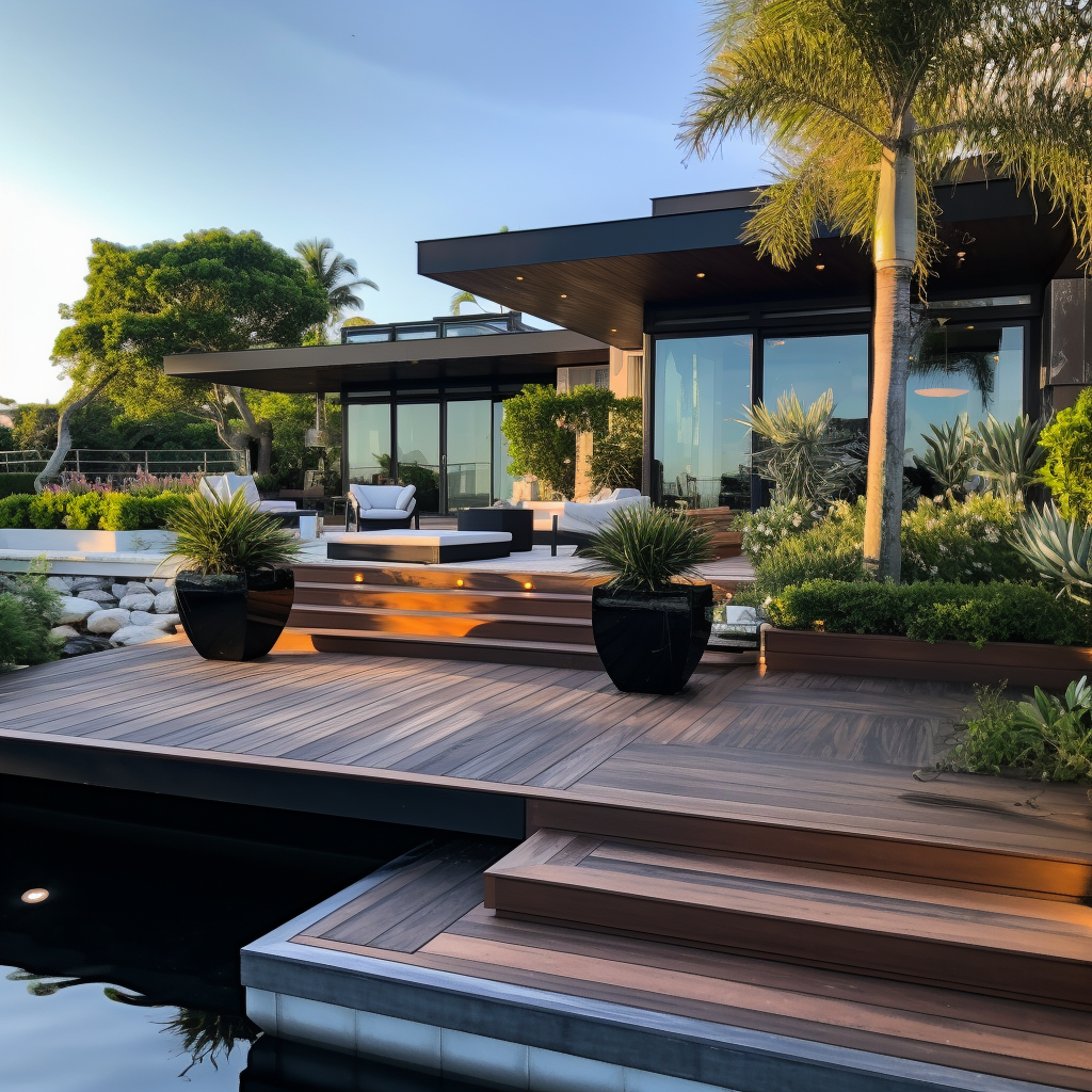 Contemporary boat dock design by award-winning architect