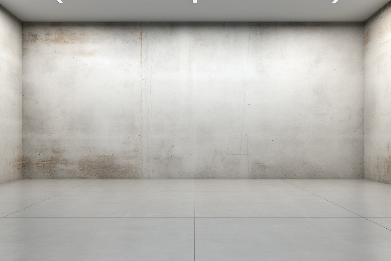 Empty contemporary gallery with white walls