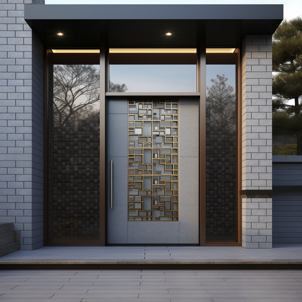 Korean front door design inspiration