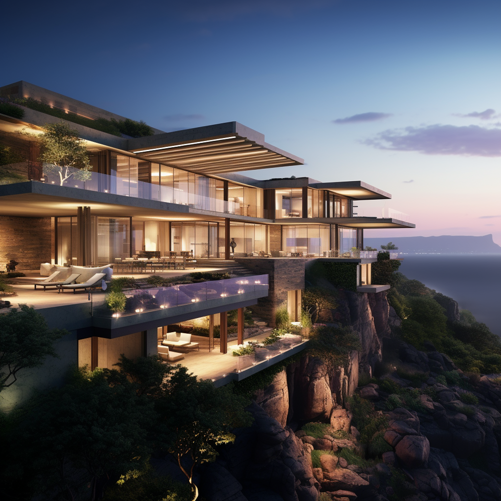 Cliffside Mega Mansion Cape Town