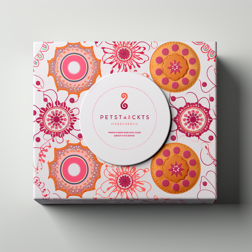 Colorful Cookie Box Package Design