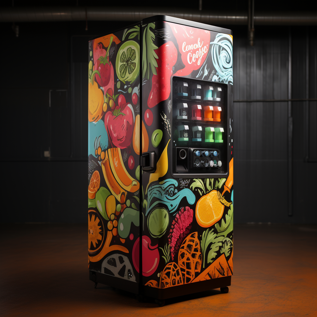 Commercial Juice Machine Vinyl Wraps