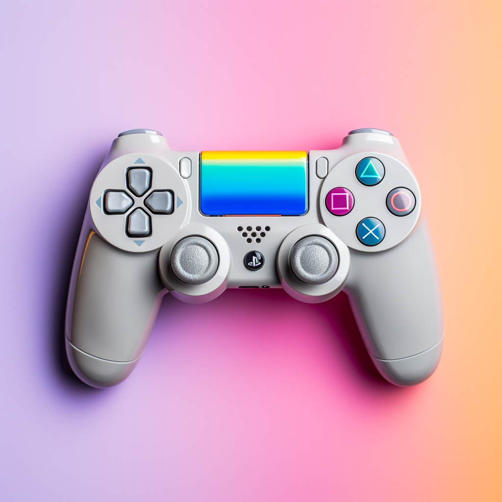 Colorful game console controller