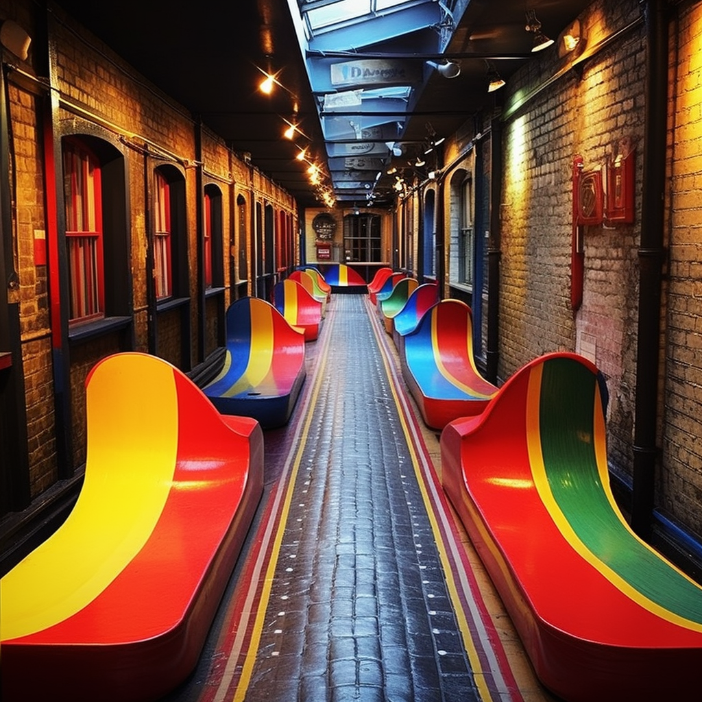 Squirrel-themed Skee Ball at Cool Hangout Place in London