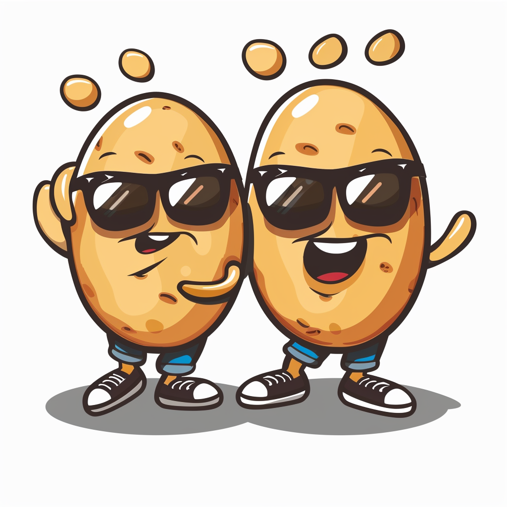 Two Cool Potato Buddies Logo