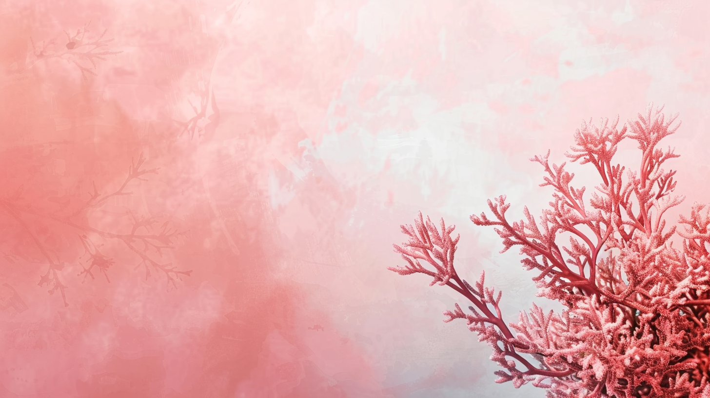 Minimalist Coral Watercolour Presentation Background