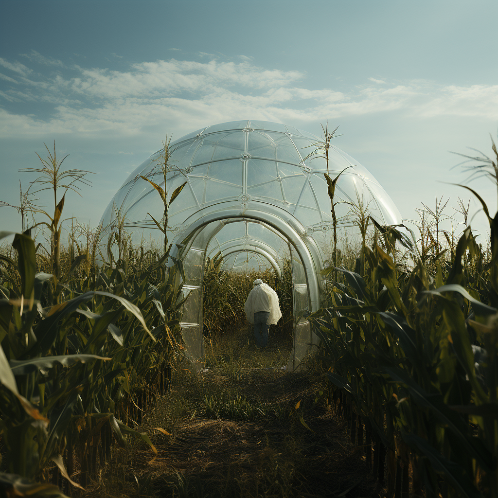 Cornfield shield dome protection