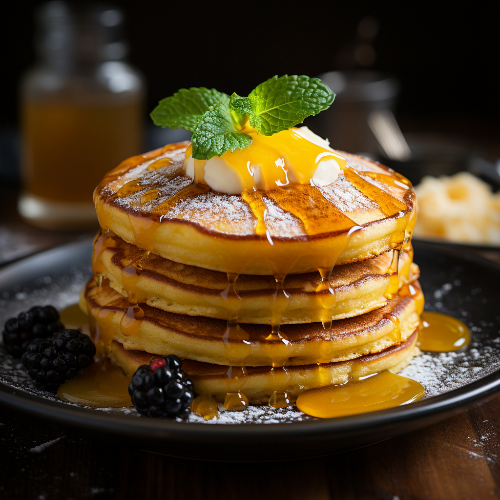 Tasty cornmeal pancakes recipe