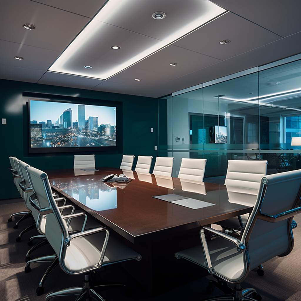 LED Video Wall in Corporate Board Room