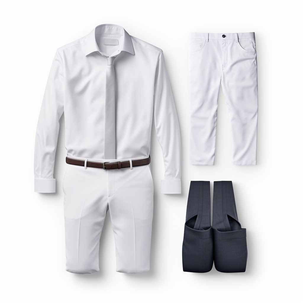 Corporate Workwear with White Circle