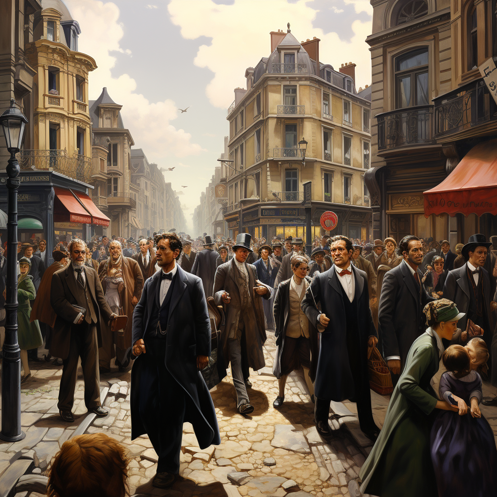 Businesspeople Walking in the Street