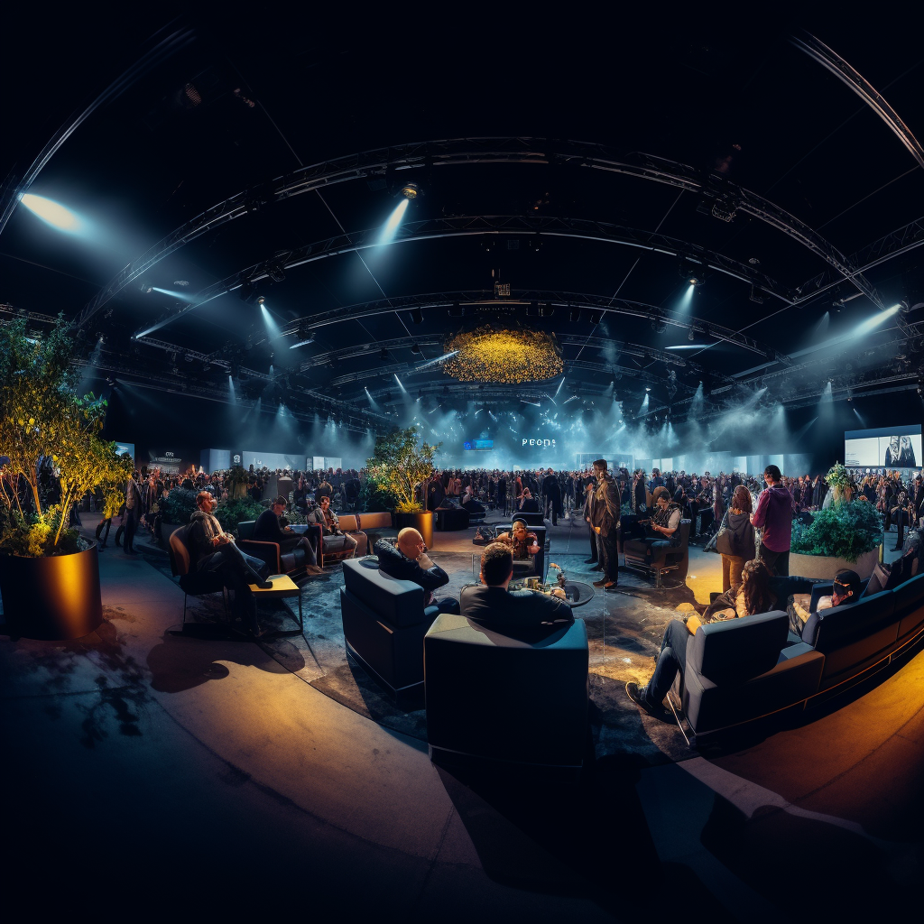 360 View of Corporate Event at Web Summit