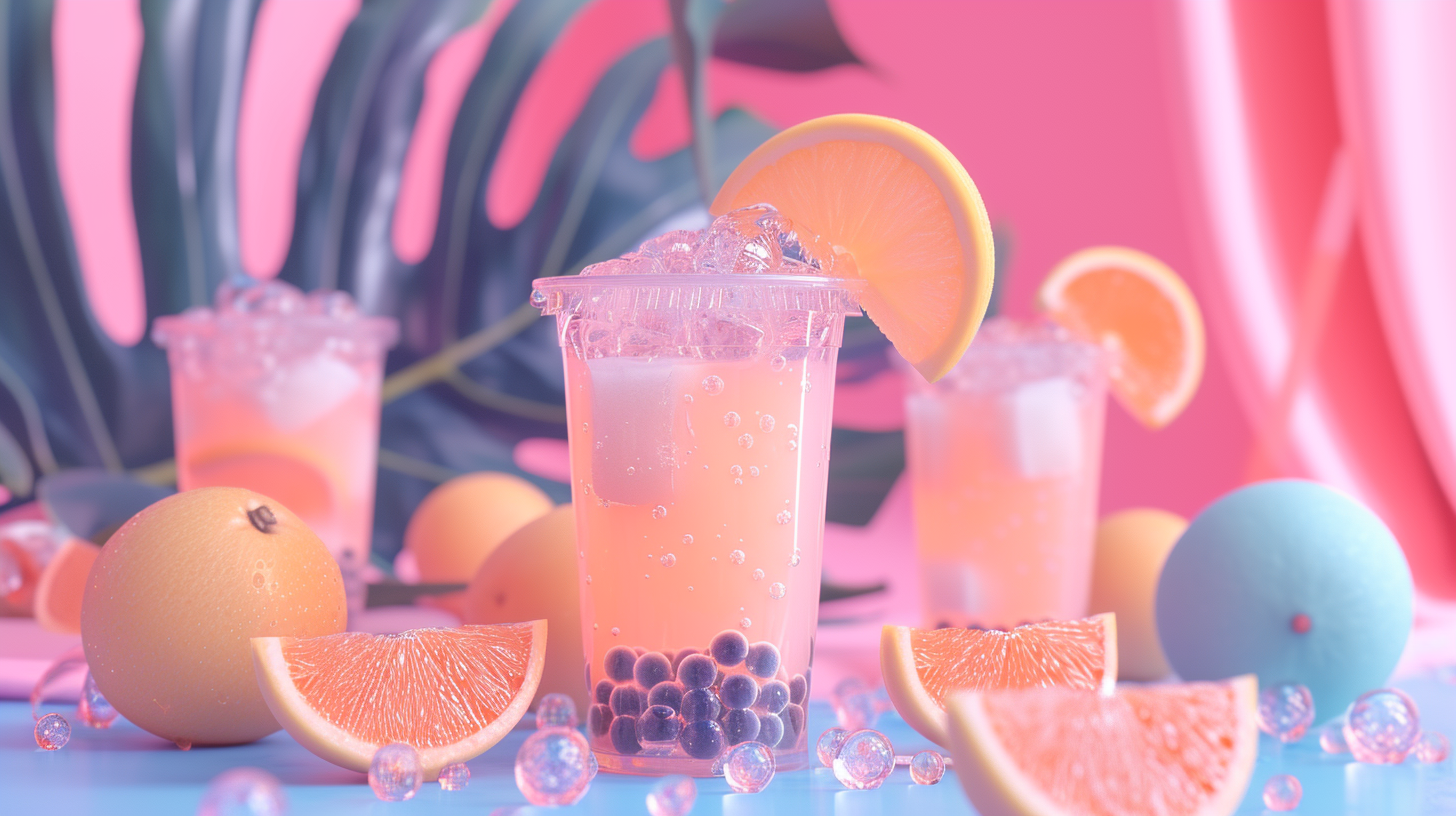 Cosmic Citrus Bubble Tea Kit