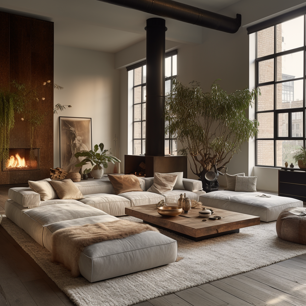 Cosy Japandi Style New York Loft