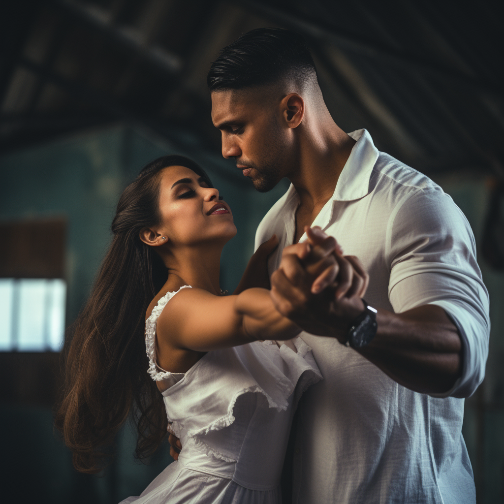 Couple Dancing Reggaeton Pegaito