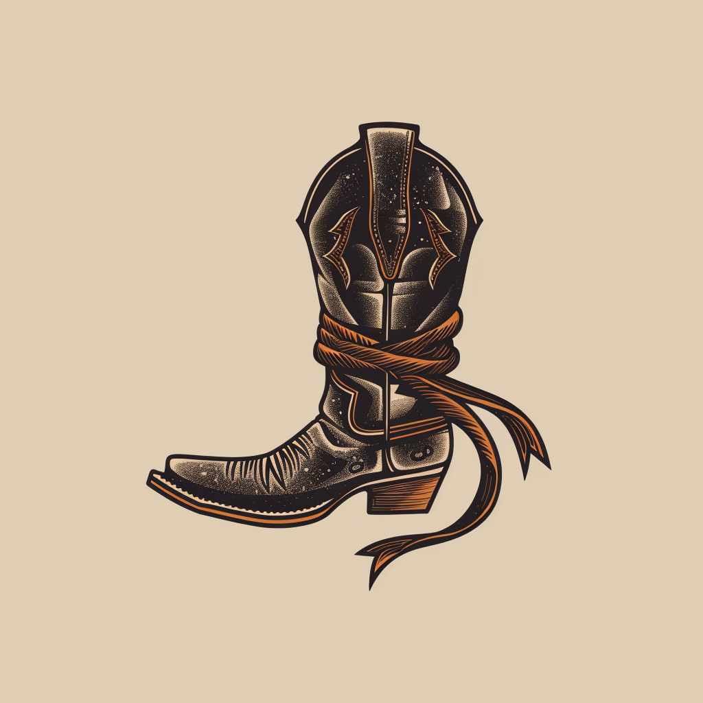 Twisted Cowboy Boot Spur Logo