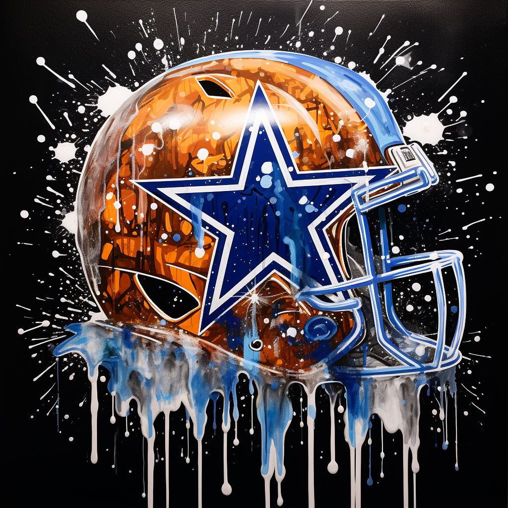 Dallas Cowboys vs Philadelphia Eagles Football Artwork