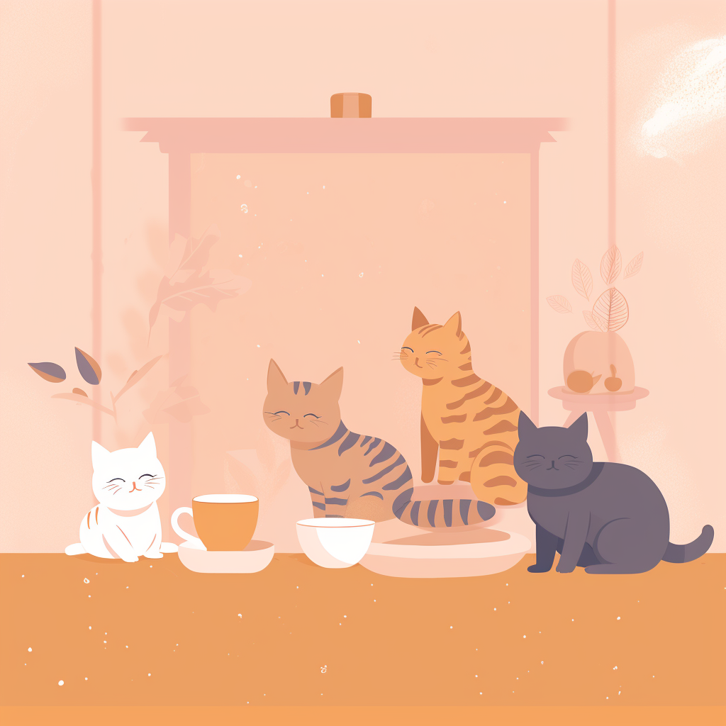 Cozy Cat Cafe with Warm Vibes