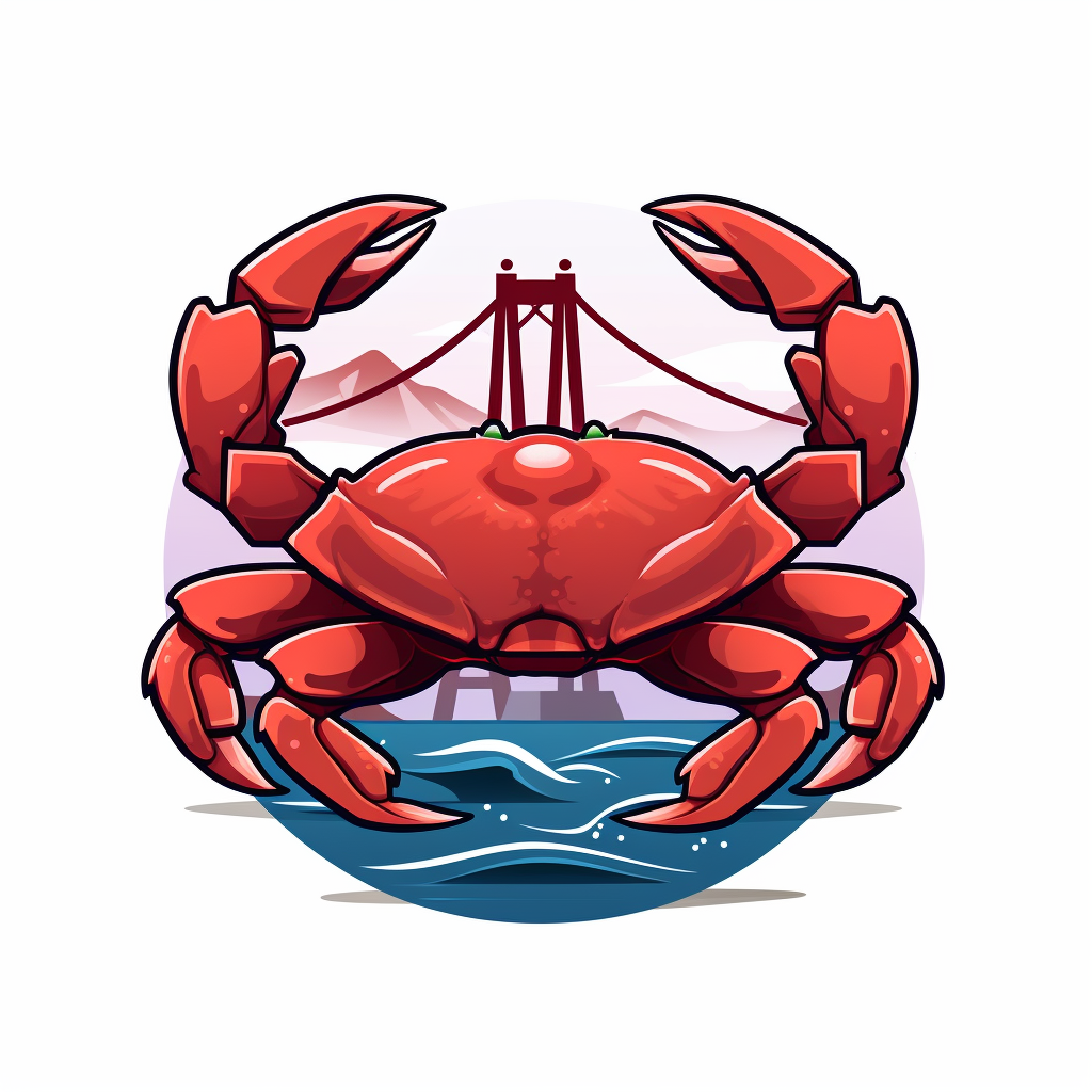 Crab Feed Logo Vector