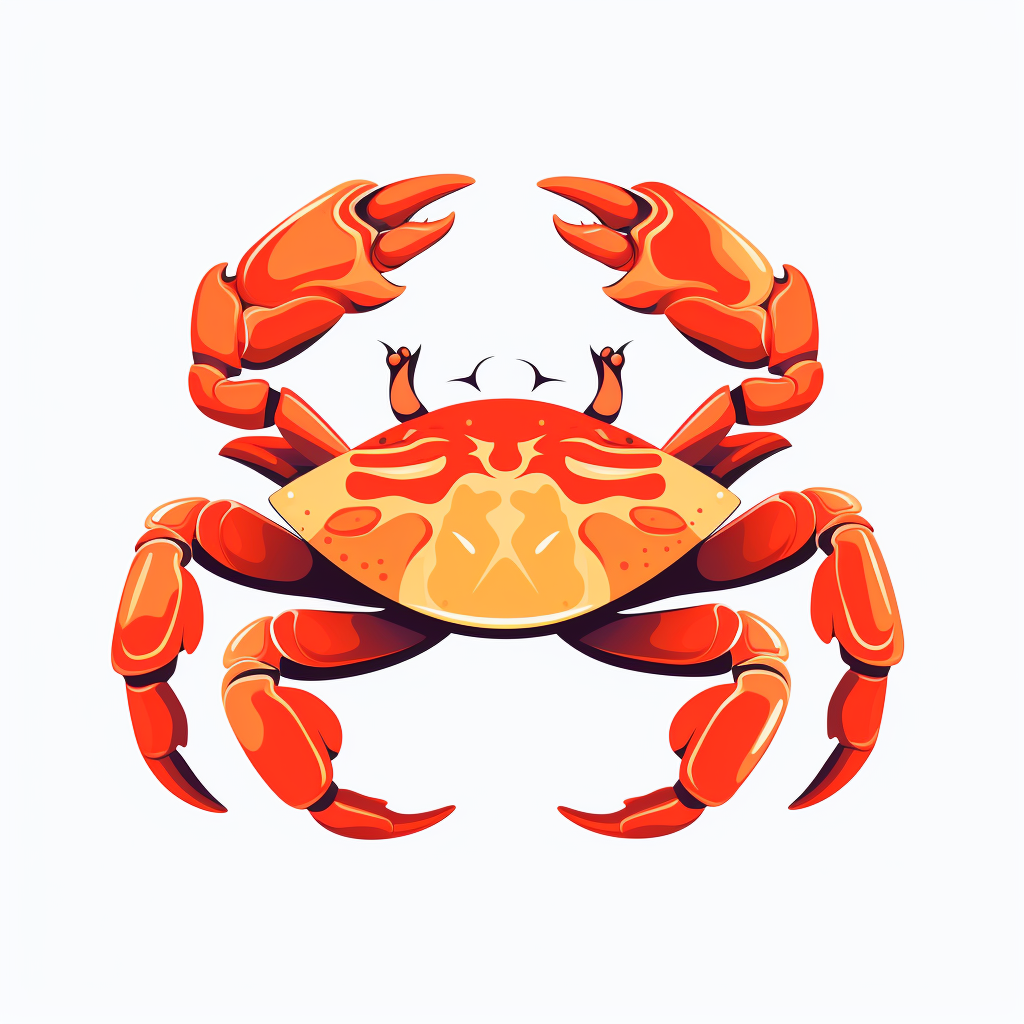 Crab Feed Logo Vector