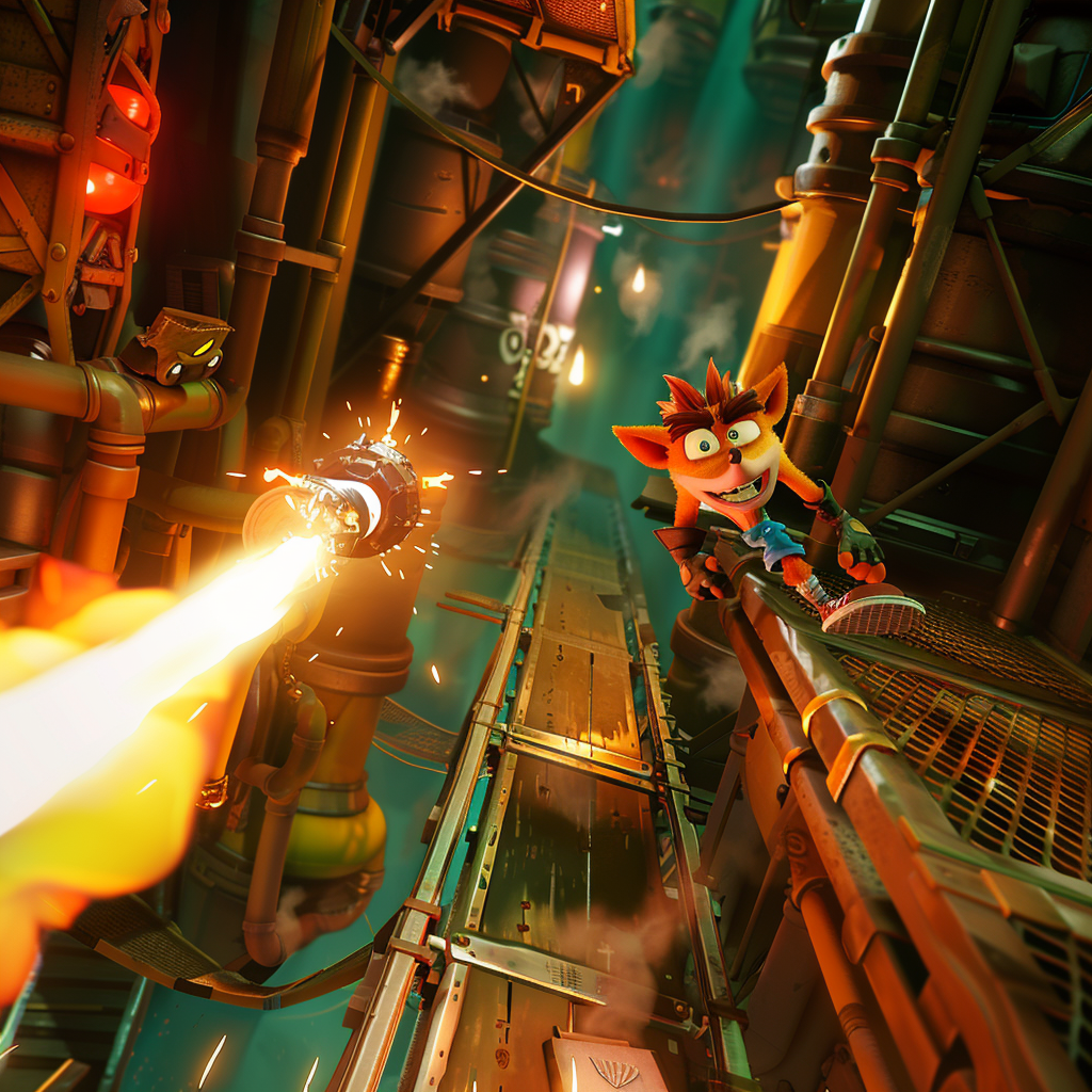 Crash Bandicoot gameplay screenshot