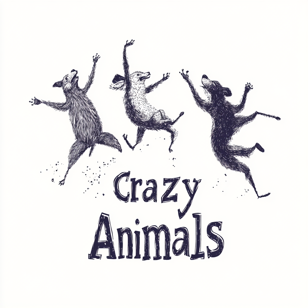 Crazy Animals Americana Rock band logo