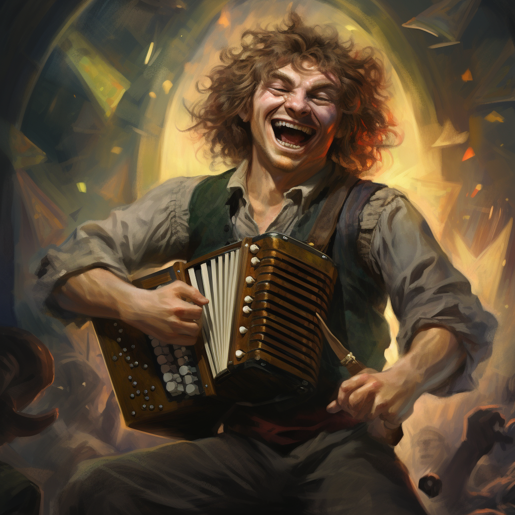 Crazy Hobbit Dancing Concertina