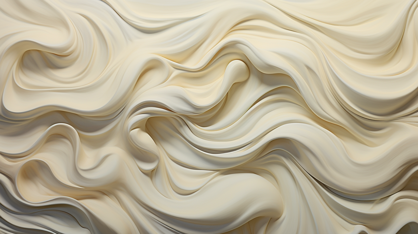 cream white abstract baby flowing