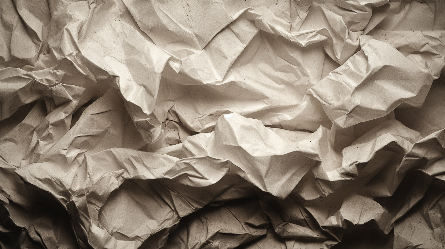 Realistic creased paper texture