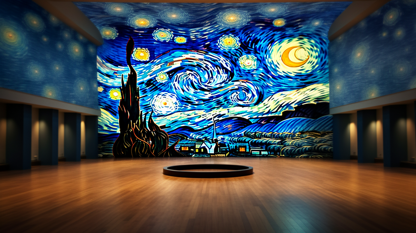 Starry Night Replica Prompt - 2Moons.ai