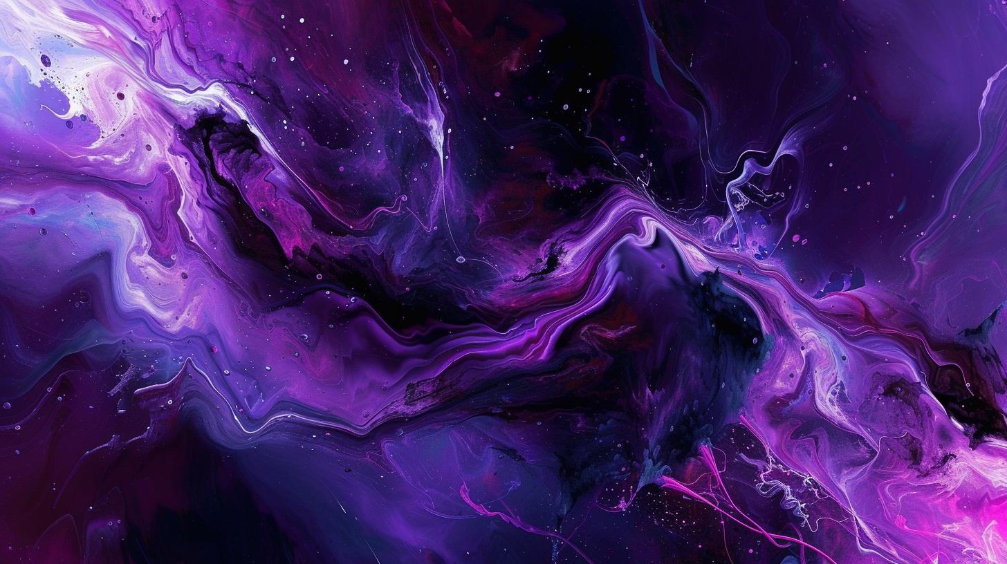 Abstract Surrealism Purple Background