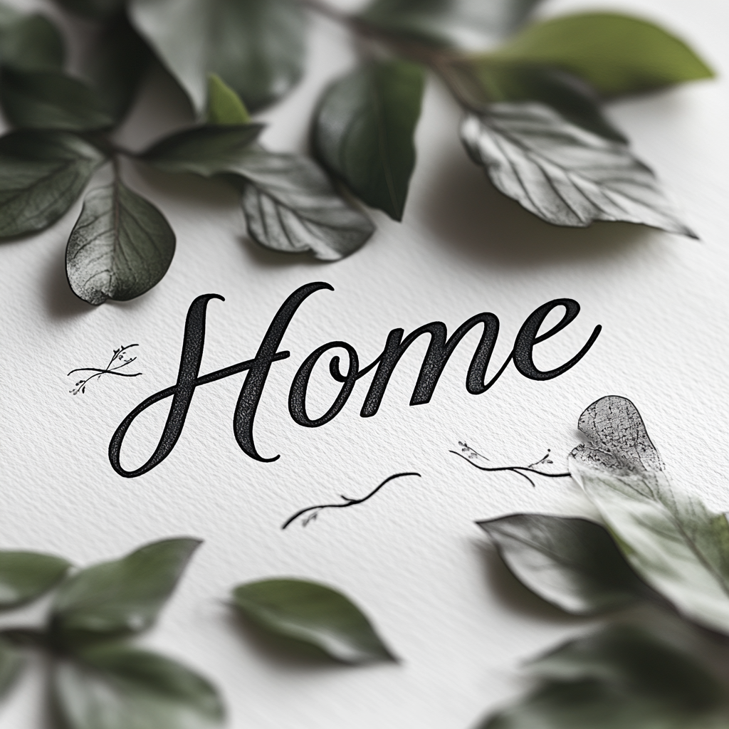 Feminine home logo design inspiration