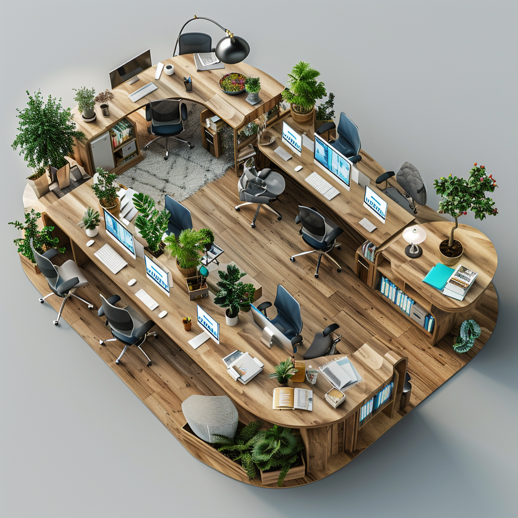 Office Space 3D Model