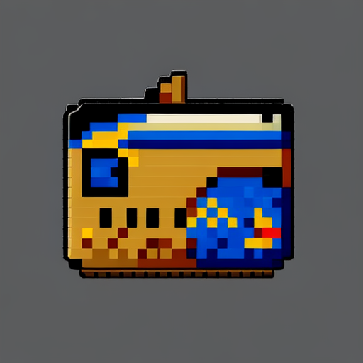 credit card icon pixel art